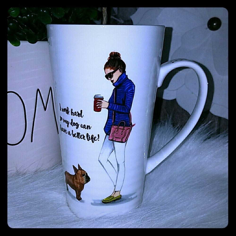 Dog fashion mug